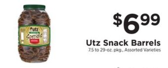 ShopRite Snack barrels offer