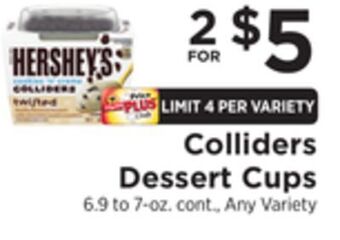 ShopRite Colliders dessert cups offer