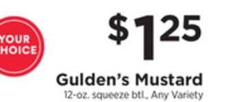 ShopRite Mustard offer