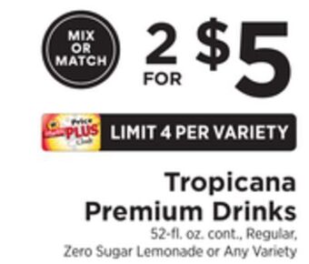 ShopRite Premium drinks offer