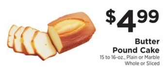 ShopRite Butter pound cake offer
