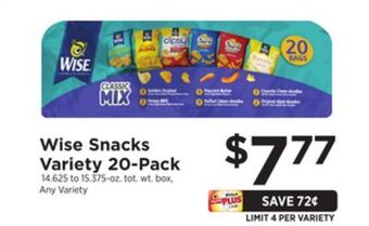 ShopRite Snacks variety 20-pack offer