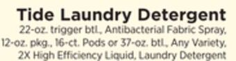 ShopRite Laundry detergent offer