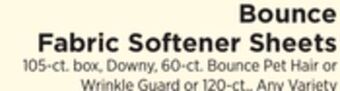 ShopRite Fabric softener sheets offer