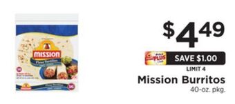 ShopRite Burritos offer