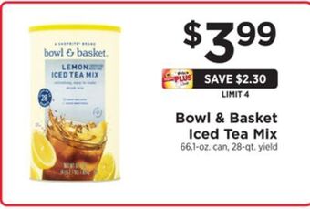 ShopRite Iced tea mix offer