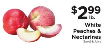 ShopRite White peaches & nectarines offer
