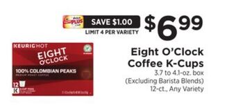 ShopRite Coffee k-cups offer