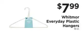 ShopRite Everyday plastic hangers offer