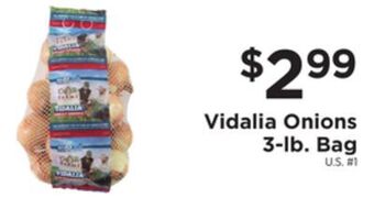 ShopRite Vidalia onions 3-lb. bag offer