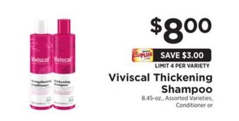 ShopRite Thickening shampoo offer