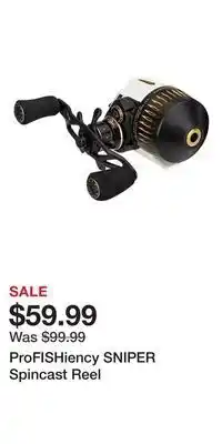 Cabela's Profishiency sniper spincast reel offer