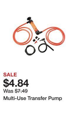 Harbor Freight Tools Multi-use transfer pump offer