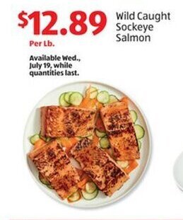 Aldi Wild Caught Sockeye Salmon offer