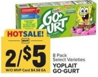 Food Lion Yoplait Go-Gurt 8 Pack offer