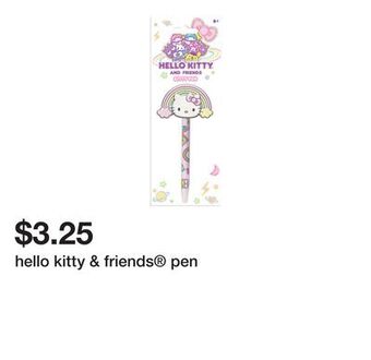 Five Below Hello kitty & friends® pen offer