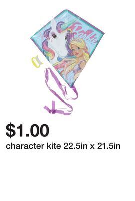 Five Below Character kite 22.5in x 21.5in offer