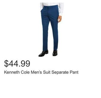 Costco Kenneth cole men's suit separate pant offer