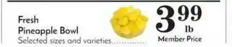 Pavilions Fresh Pineapple Bowl offer