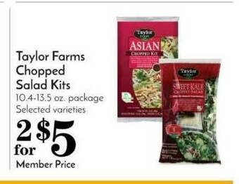 Pavilions Taylor Farms Chopped Salad Kits offer