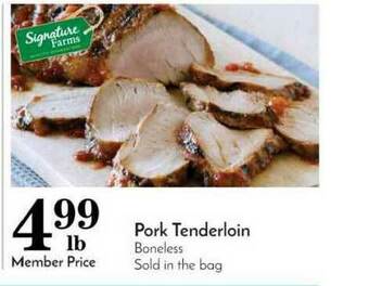 Pavilions Pork Tenderloin offer