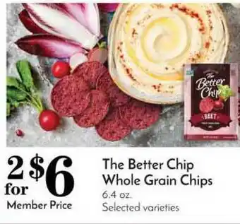 Pavilions The Better Chip Whole Grain Chips offer