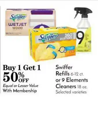 Pavilions Swiffer Refills Or 9 Elements Cleaners offer