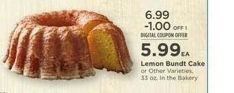 QFC Lemon Bundt Cake offer