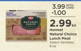QFC Hormel Natural Choice Lunch Meat offer