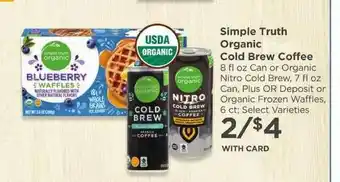 QFC Simple Truth Organic Cold Brew Coffee offer