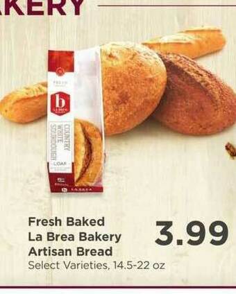 QFC Fresh Baked La Brea Bakery Artisan Bread offer