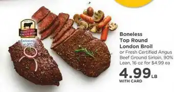 QFC Boneless Top Round London Broil offer