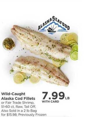 QFC Wild-Caught Alaska Cod Fillets offer