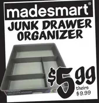 Ollie's Madesmart® junk drawer organizer offer