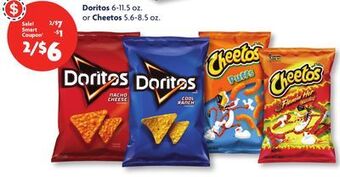Family Dollar Doritos 6-11.5 oz. or cheetos 5.6-8.5 oz. offer