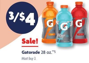 Family Dollar Gatorade offer