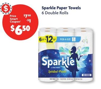 Family Dollar Sparkle paper towels offer