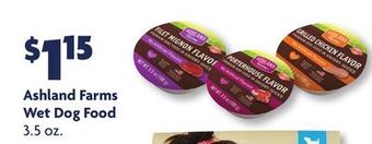 Family Dollar Ashland farms wet dog food offer