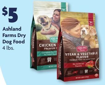 Family Dollar Ashland farms dry dog food offer