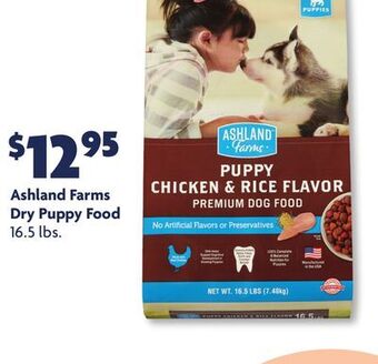 Family Dollar Ashland farms dry puppy food offer