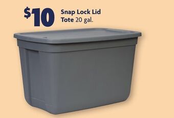 Family Dollar Snap lock lid tote offer