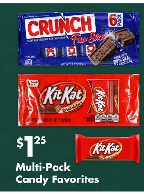 Dollar Tree Multi-pack candy favorites offer