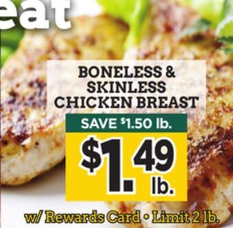 Dearborn Market Boneless & skinless chicken breast offer