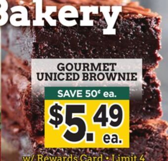 Dearborn Market Gourmet uniced brownie offer