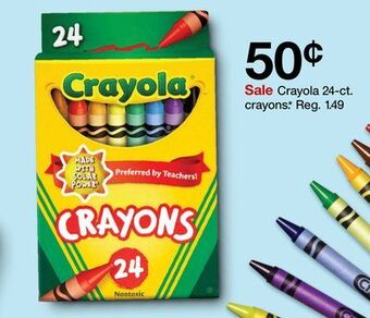 Target Crayola 24-ct. crayons.* offer