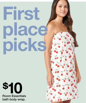 Target Room essentials bath body wrap offer
