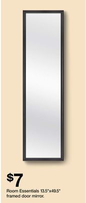Target Room essentials 13.5x49.5 framed door mirror offer