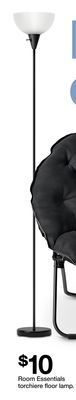 Target Room essentials torchiere floor lamp offer