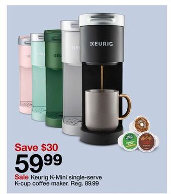 Target Keurig k-mini single-serve k-cup coffee maker offer