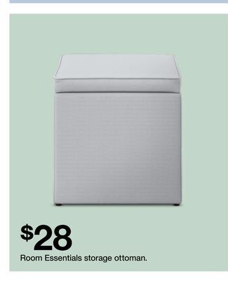 Target Room essentials storage ottoman offer
